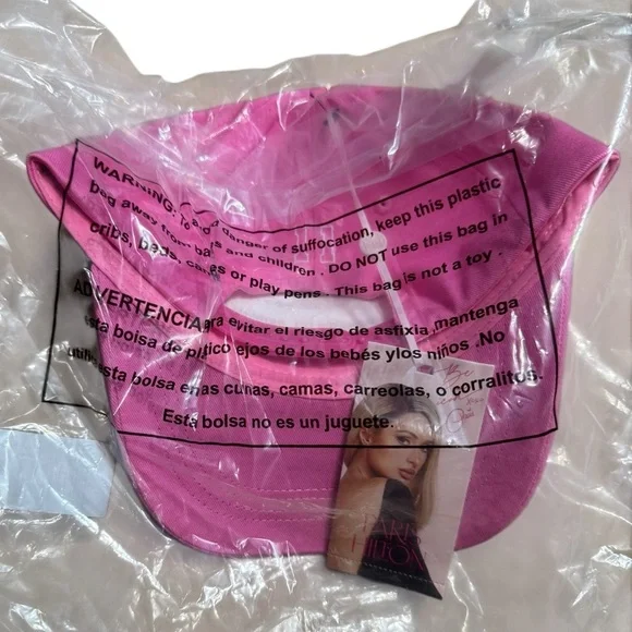 Paris Hilton Baseball Hat Collection of 3 Brand New In Package Pink White Black - Picture 10 of 15